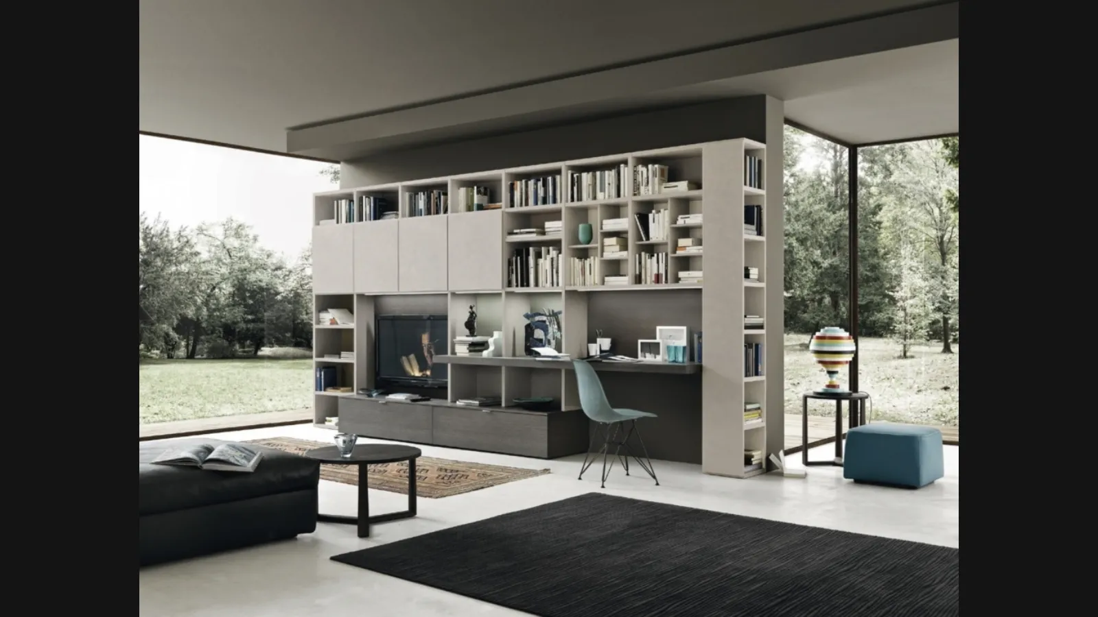 Libreria Modo Comp M6C96 di Sangiacomo