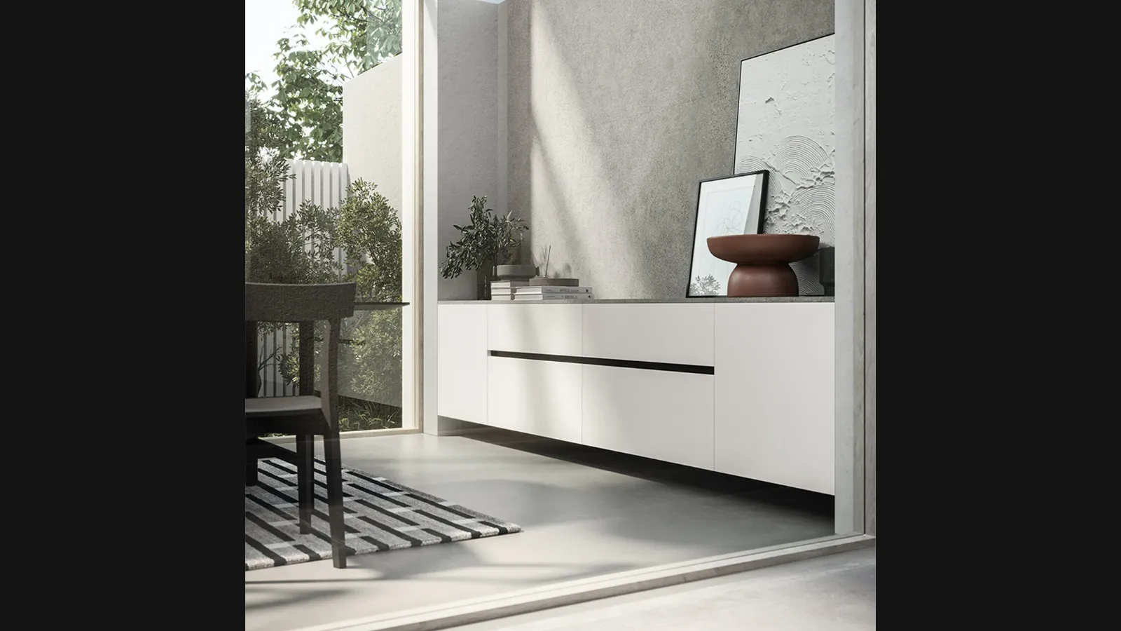 Mobile sospeso Living Cloe di Arredo3