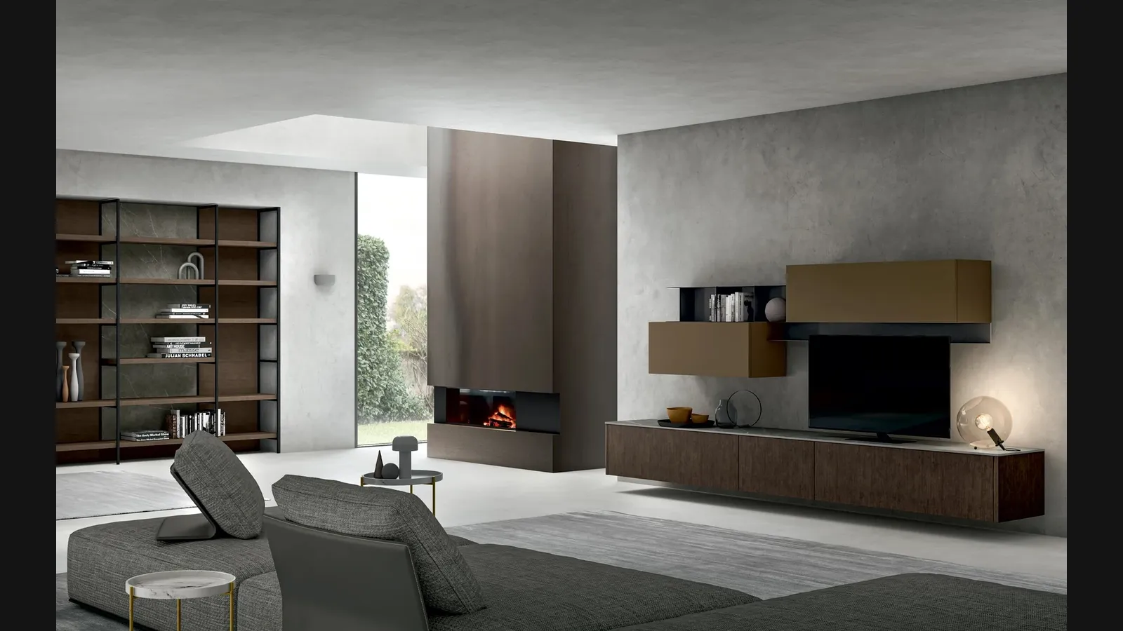 Parete Attrezzata Living Asia di Arredo3
