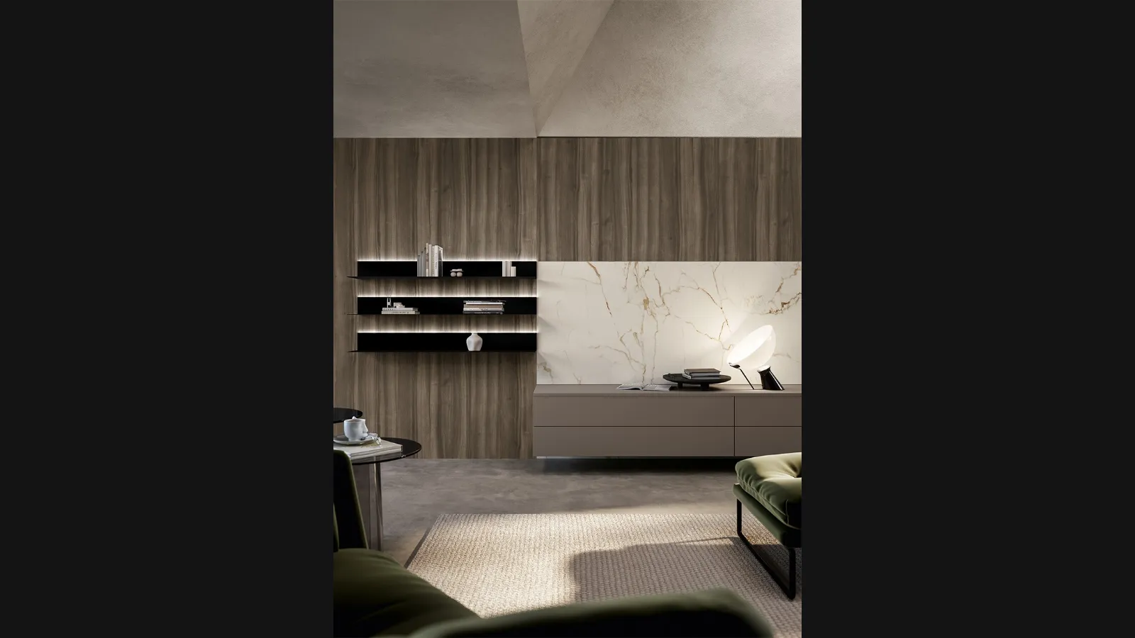 Parete Attrezzata Living Cloe di Arredo3