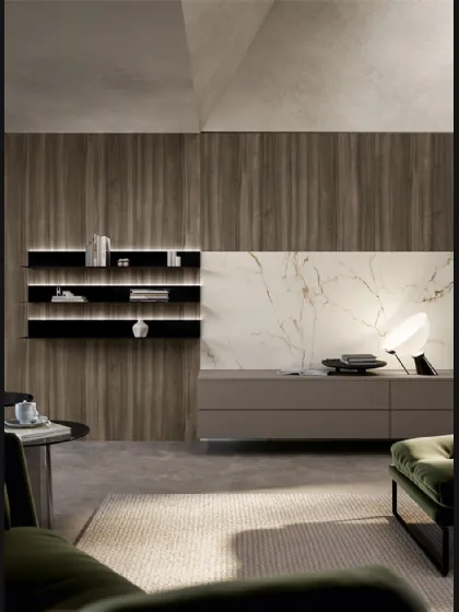Parete Attrezzata Living Cloe di Arredo3