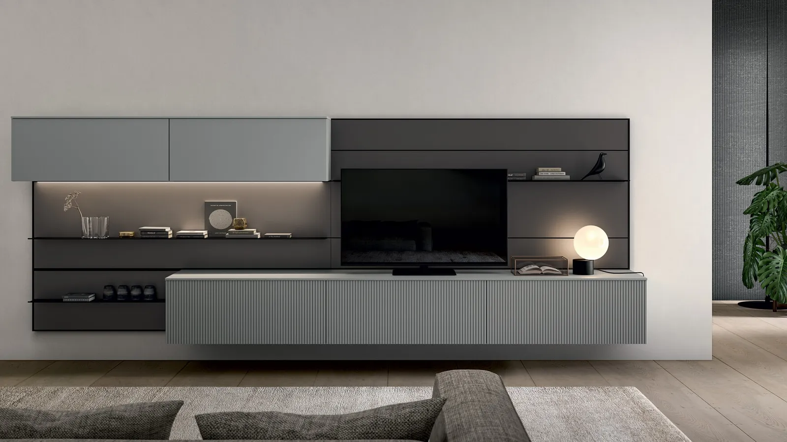 Parete Attrezzata Living Time di Arredo3