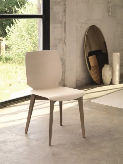 Sedia in legno Shell S149 di Friulsedie