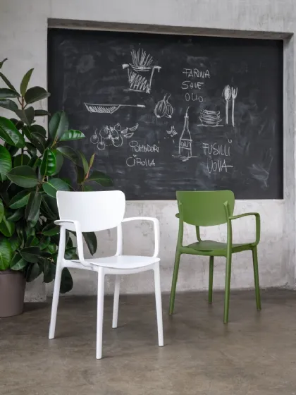 Sedia Molly S110B in polipropilene di Friulsedie