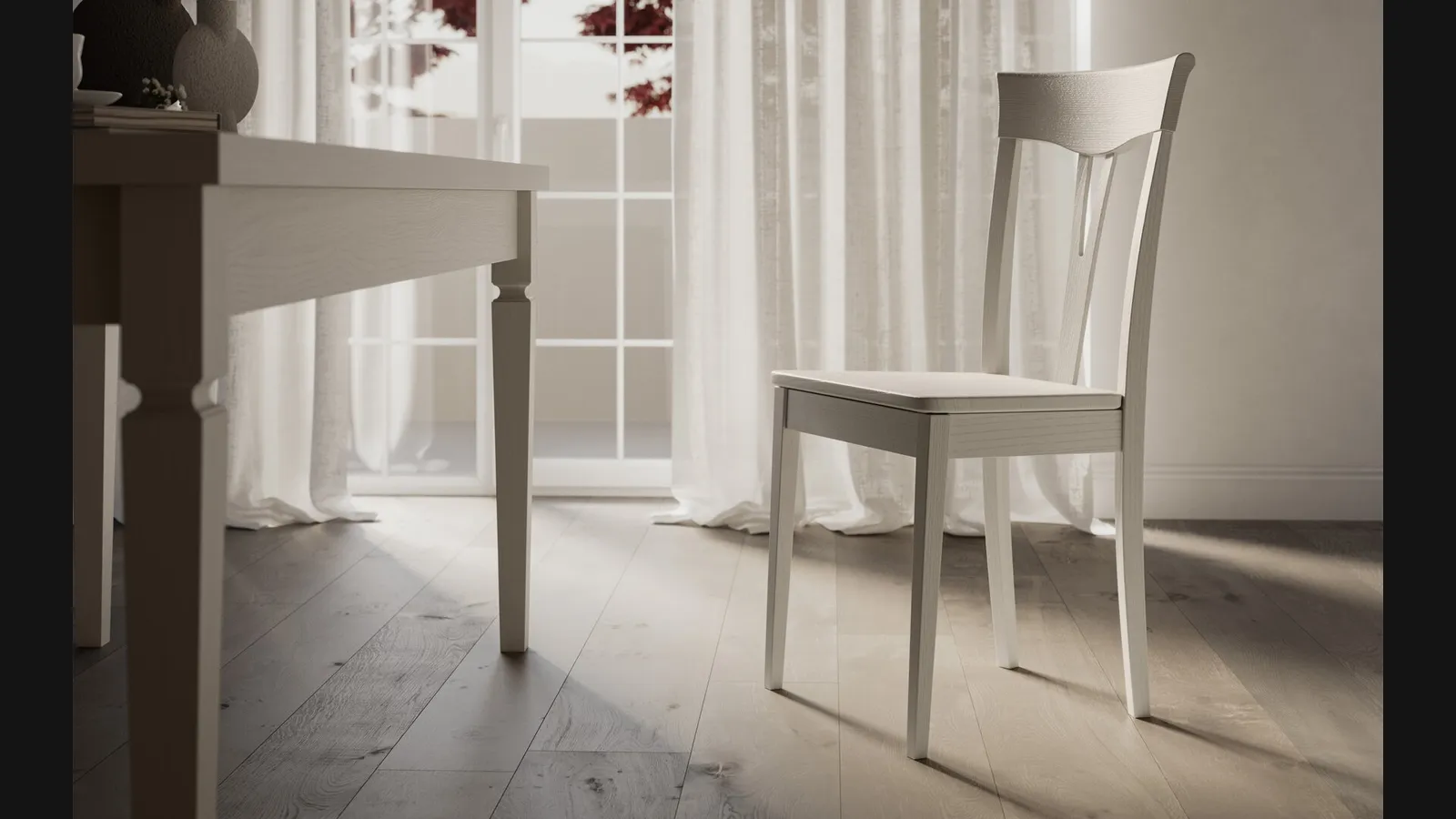 Sedia Rose completamente in legno di Arredo3