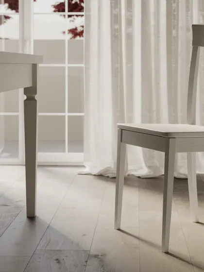 Sedia Rose completamente in legno di Arredo3