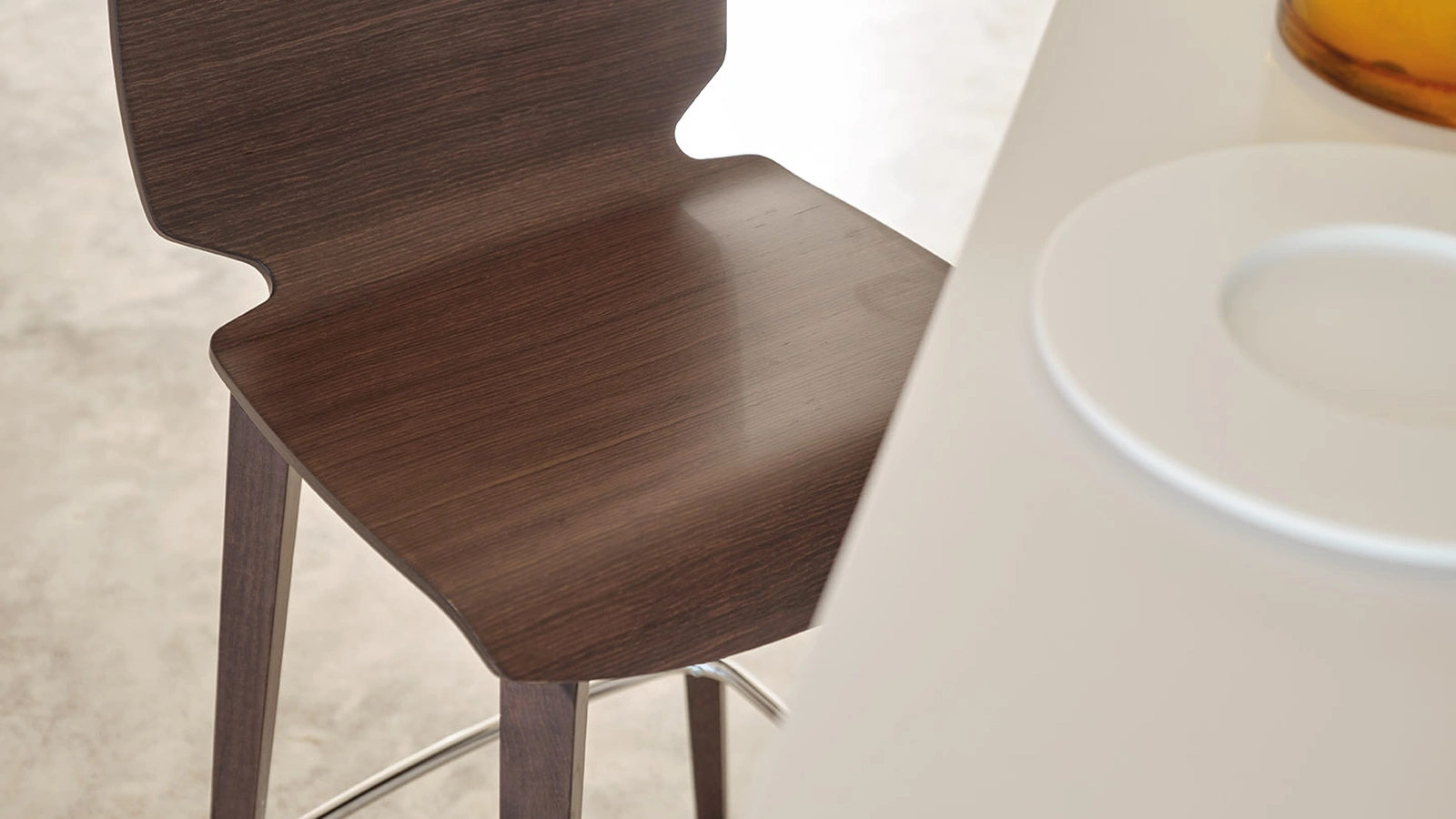 Sgabello Scott SG149 in legno di Friulsedie