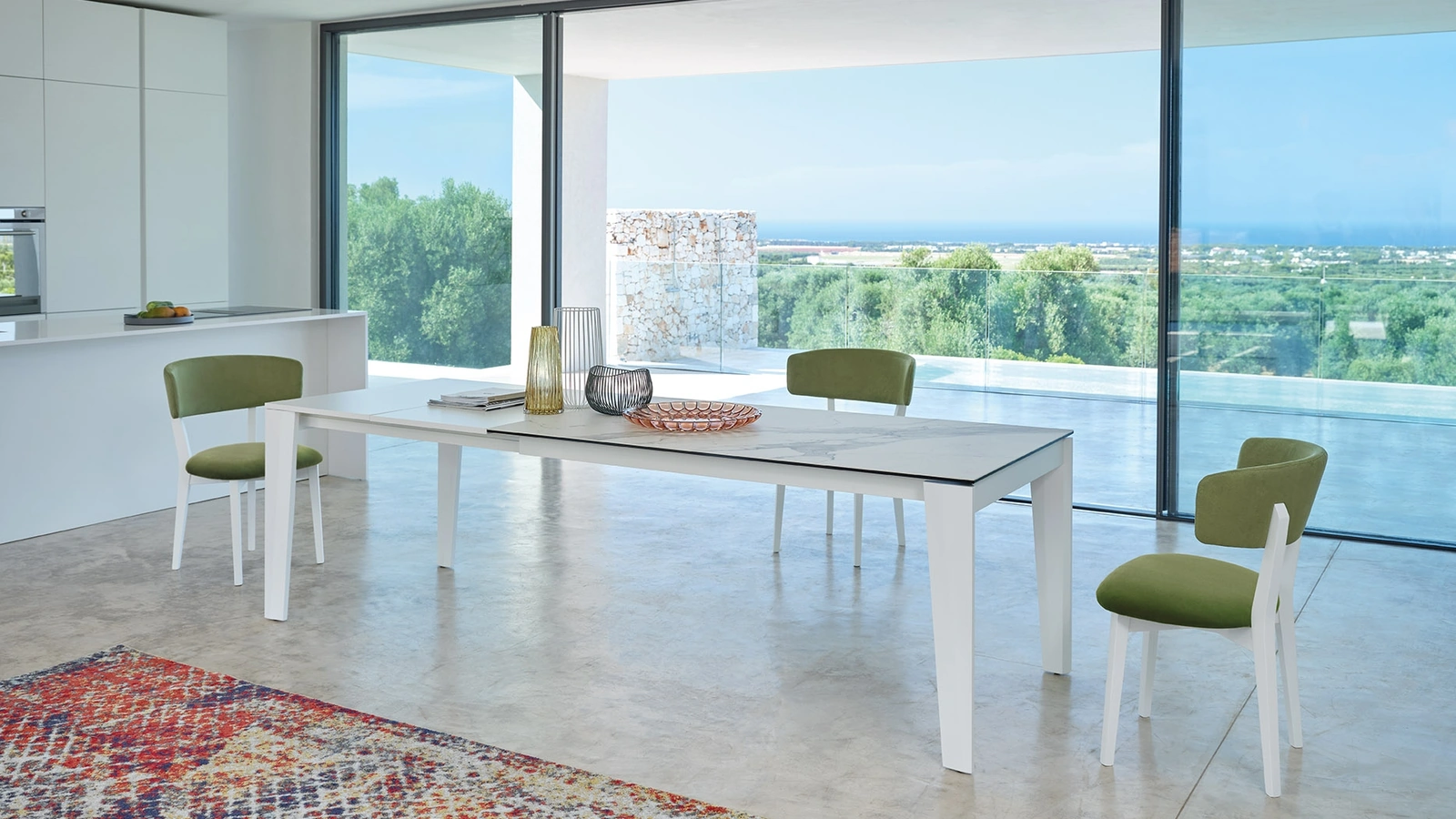 Tavolo allungabile Cartesio T88 di Friulsedie
