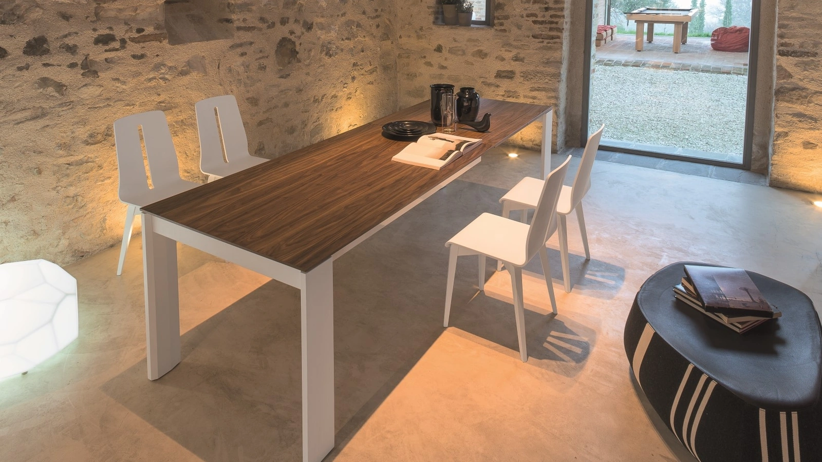 Tavolo allungabile con top in melaminico Madison T97 di Friulsedie