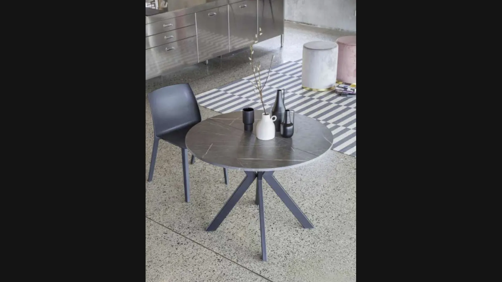 Tavolo rotondo allungabile Micro Round di La Seggiola