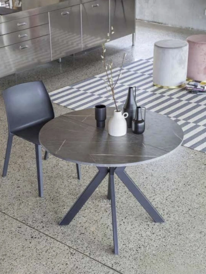 Tavolo rotondo allungabile Micro Round di La Seggiola