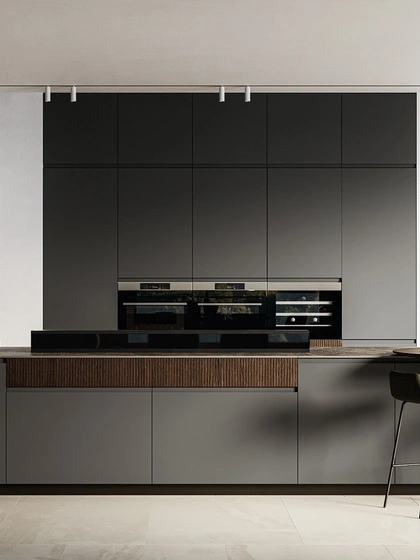 Cucina Moderna in Pet opaco Wega di Arredo3