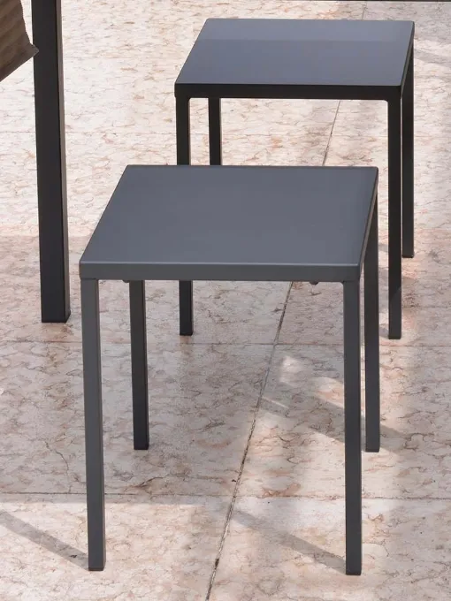 Out Metal Sgabello basso